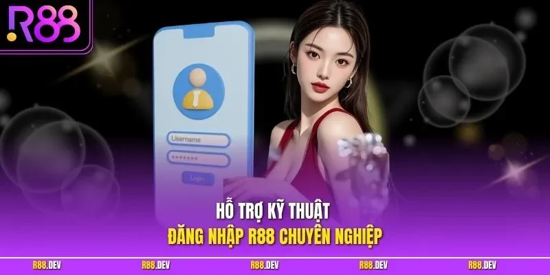 Hỗ trợ kỹ thuật đăng nhập R88 chuyên nghiệp