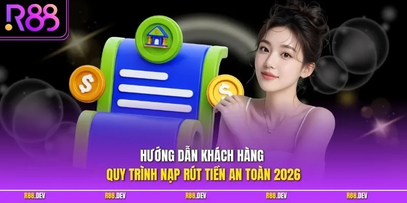 Hướng dẫn khách hàng quy trình nạp rút tiền an toàn 2026