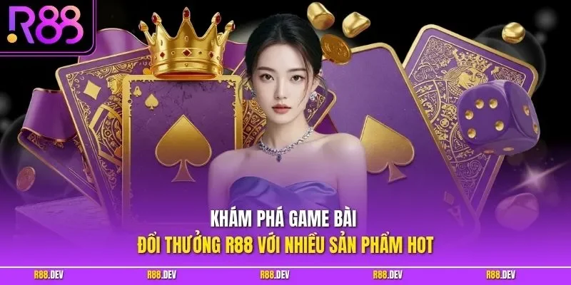 Khám phá game bài đổi thưởng R88 với nhiều sản phẩm hot