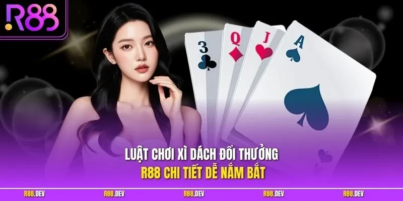 Luật chơi xì dách đổi thưởng R88 chi tiết dễ nắm bắt
