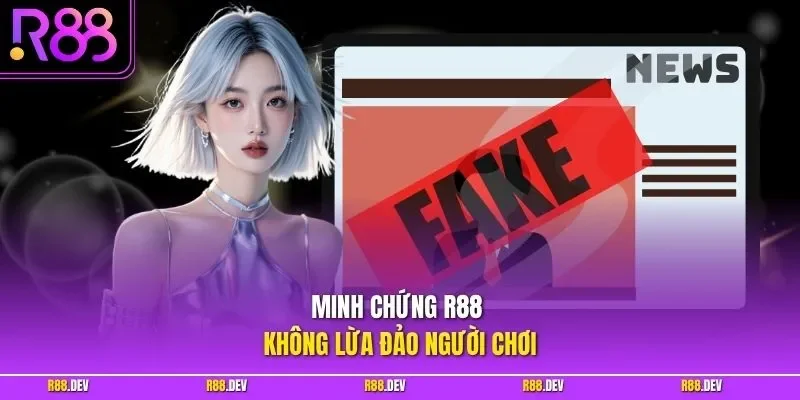 Minh chứng R88 không lừa đảo người chơi