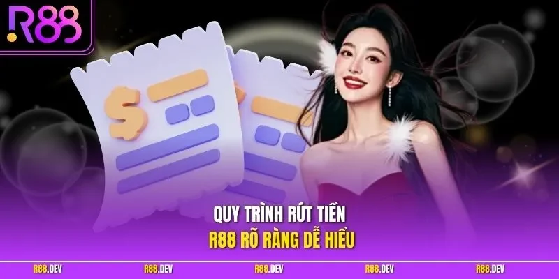 Quy trình rút tiền R88 rõ ràng dễ hiểu